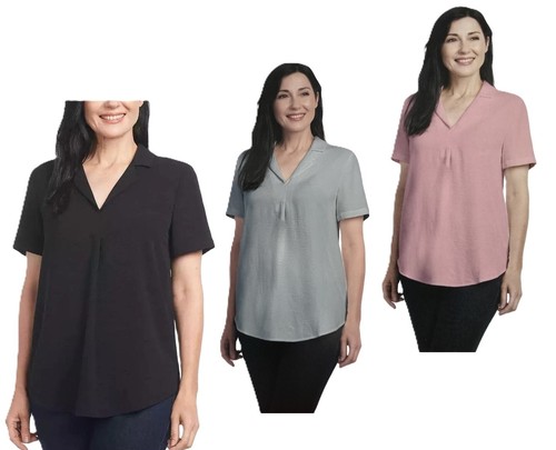 Womens blouse short sleeve - short,