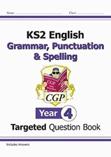 KS2 English Targeted Question Book: Grammar, Punctuation & Spelling - Yr 4 (for