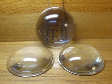 3 Vintage Convex Lenses.3.5