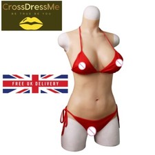 Female silicone body suit skin