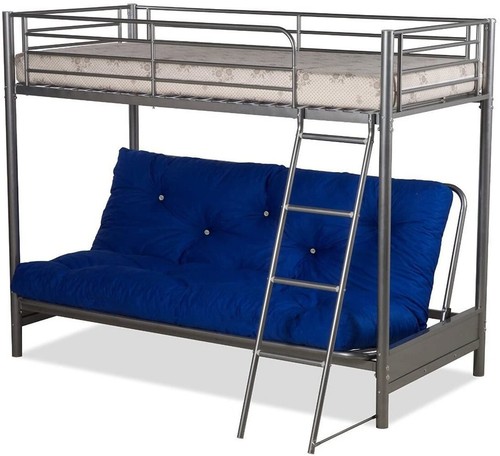 Filton grey metal futon - metal, bunk