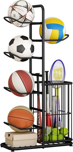Ball storage rack football - storage,