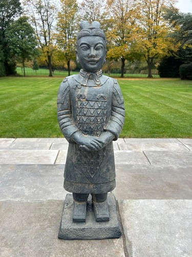Standing warrior resin - warrior,