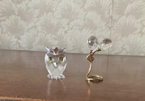 Swarovski crystal owl citron - swarovski,