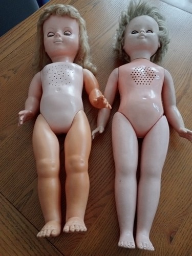Vintage dolls rose bud - rose,
