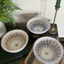 Set of 3 Vintage Hand Painted
