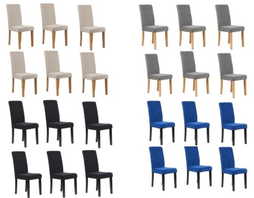 Velvet dining chairs - velvet,