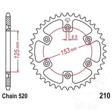 JT Rear Sprocket 52 Tooth 520