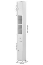 Tall Bathroom Storage Cabinet