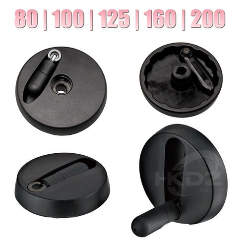 200mm hand wheel black - wheel,