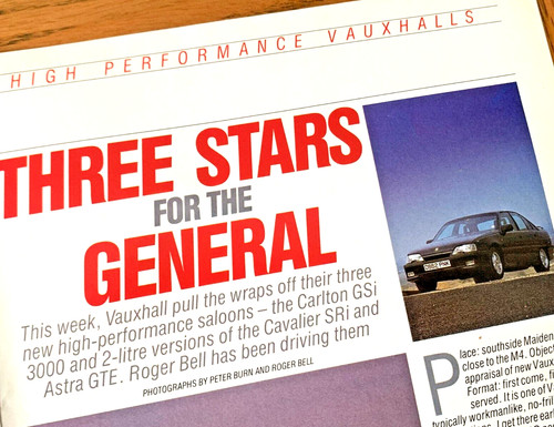 Hot vauxhall models for - for, 1987