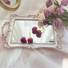White Vintage Framed Mirror