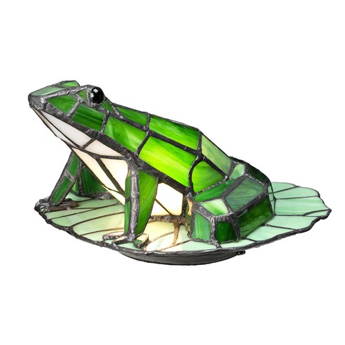 Table lamp frog lily tiffany - frog,