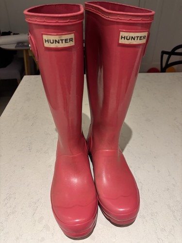 Hunter wellies pink ladies - hunter,