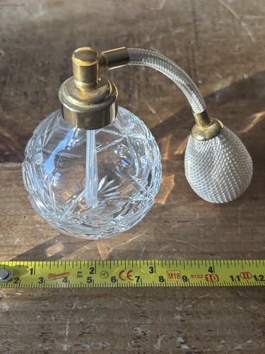Vintage cut crystal perfume - ,