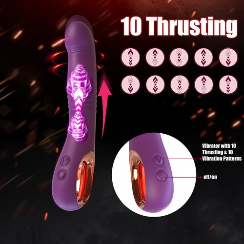 Thrusting clit vibrator spot - vibrator, g-spot