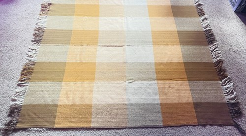 Wool throw curlew weavers - wool,