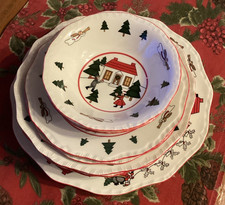 Masons Christmas Village Set