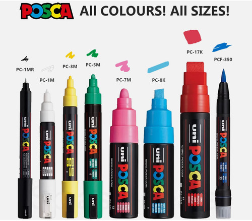 Uni posca paint marker - uni, art