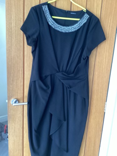 Ladies roman black beeded - ladies,