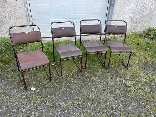 1960 retro stacking chairs - retro,