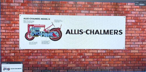 Allis chalmers model tractor - model, u