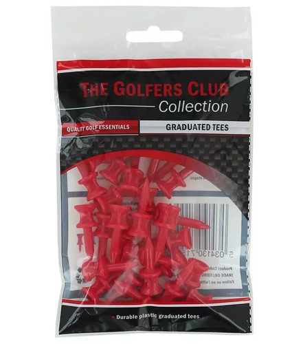 Golfers club plastic graduated - golfers,