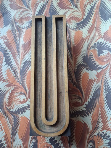 Large wooden letterpress - wooden,