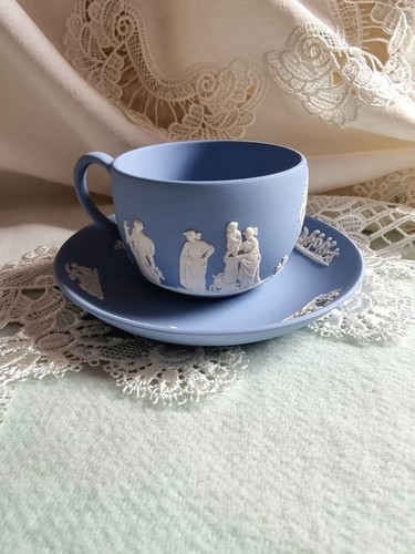 Wedgwood blue jasperwar cup - cup, &