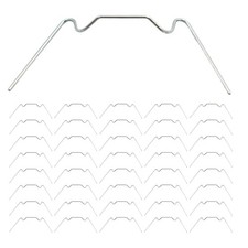  150pcs Mini Greenhouse Clips For Hanging Iron W Type Greenhouse Glazing Clip