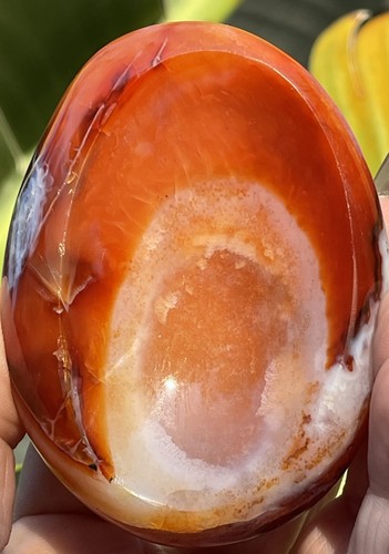 Polished carnelian bowl - polished,