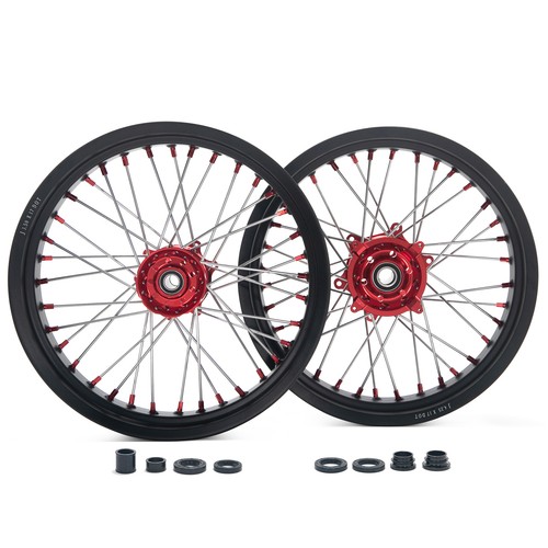 Supermoto spoked wheels - 17",