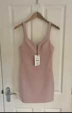 Zara Pink Short dress with bow