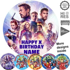 Marvel Avenger Cake Topper