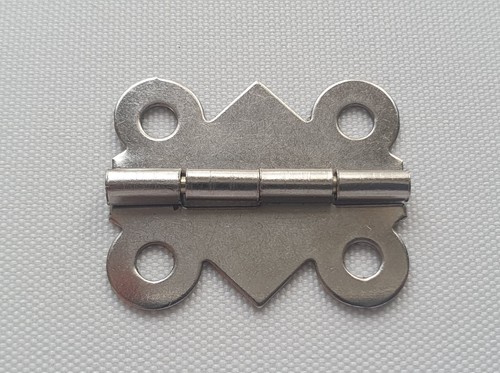 Small decorative hinges silver - small,