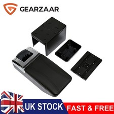 Armrest Storage Box Center Console Car Arm Rest Universal Black Brand New UK