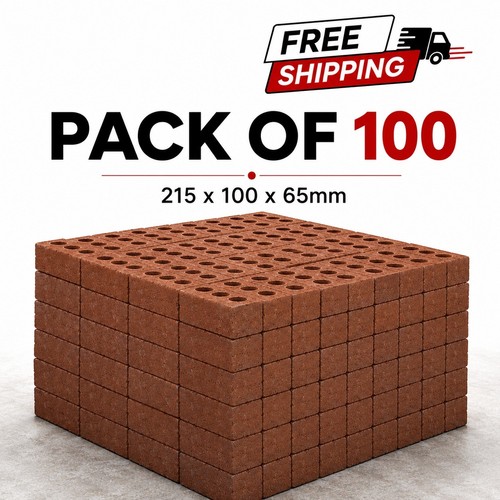 Red engineering bricks - red,