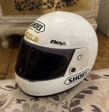 Vintage Shoei Motorcycle Helmet White SA90 Size M Mancave