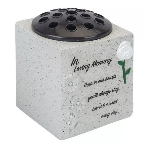 Memorial grave flower pot - flower, vase