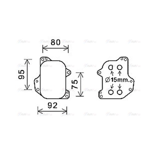 Oil cooler for golf - for,