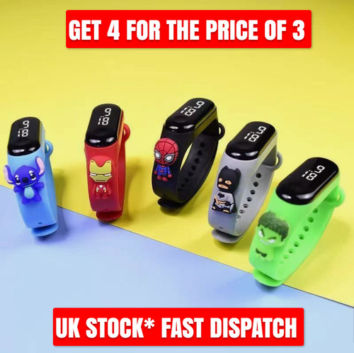 Led watch waterproof kids - waterproof,