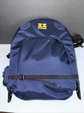 Minimeis Fold Child Shoulder Backpack Carrier Blue Light Weight with Storage Bag