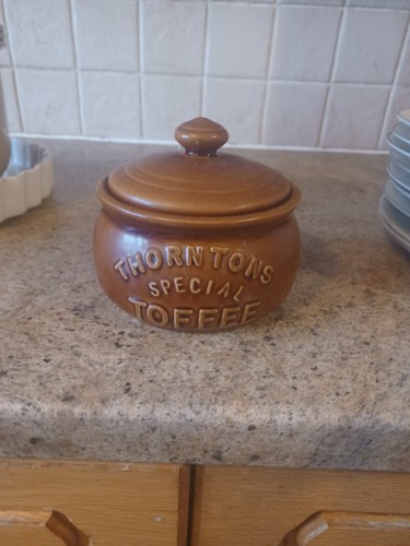 Thorntons vintage toffee pot - thorntons,