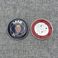 Saab Scania Front Rear Emblem Badge Logo 68mm Classic OEM Replacement New