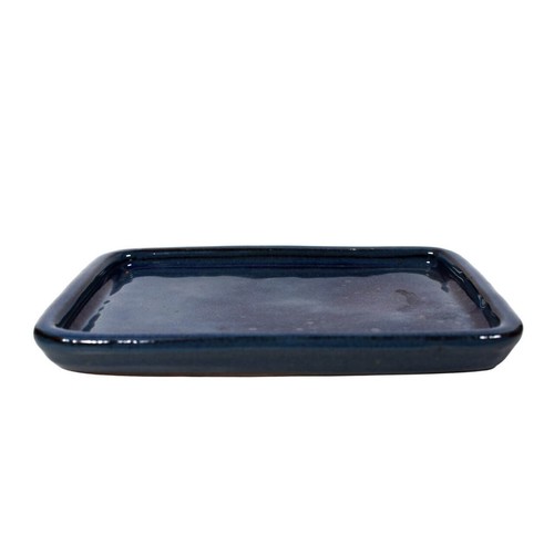 Blue rectangle bonsai - rectangle, drip