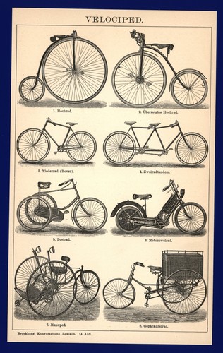 Druck anno 1899 bicycle - druck, cargo