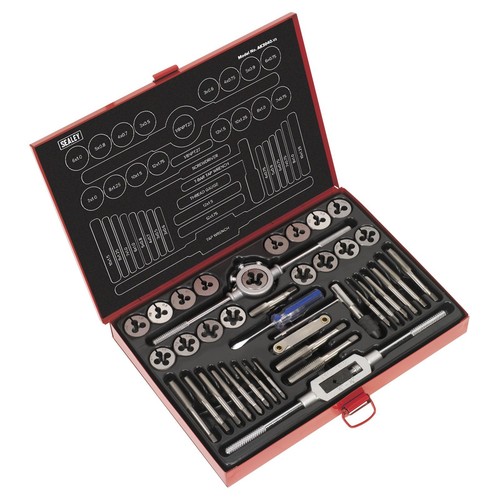 Sealey tap die set - sealey, 40