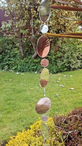 Hanging garden mirrors round - hanging,