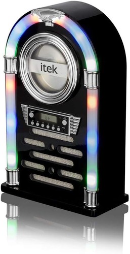 Itek jukebox with player fm - cd,