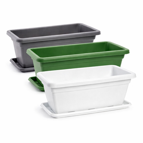 Large trough plant - large, pot
